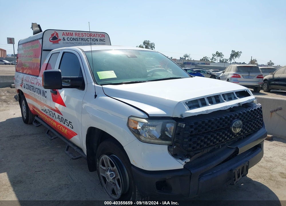 2019 TOYOTA TUNDRA SR 5.7L V8 VIN: 5TFTY5F17KX010456