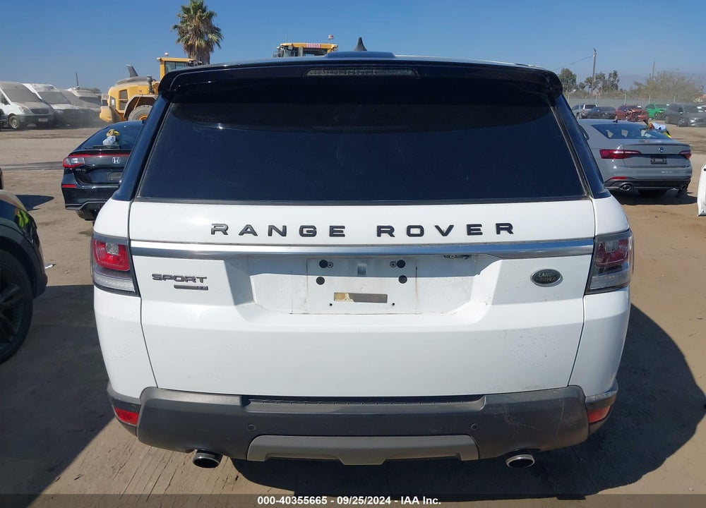 2017 LAND ROVER RANGE ROVER SPORT 3.0L V6 SUPERCHARGED SE VIN: SALWG2FV5HA134036