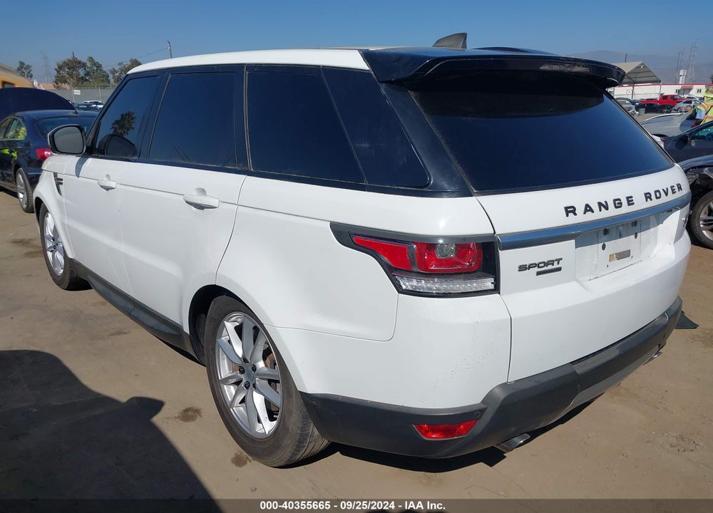 2017 LAND ROVER RANGE ROVER SPORT 3.0L V6 SUPERCHARGED SE VIN: SALWG2FV5HA134036
