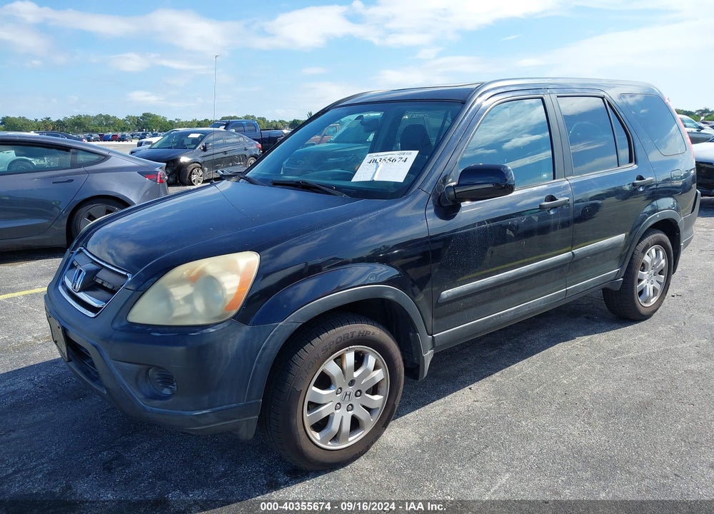 2006 HONDA CR-V EX VIN: SHSRD78856U400766