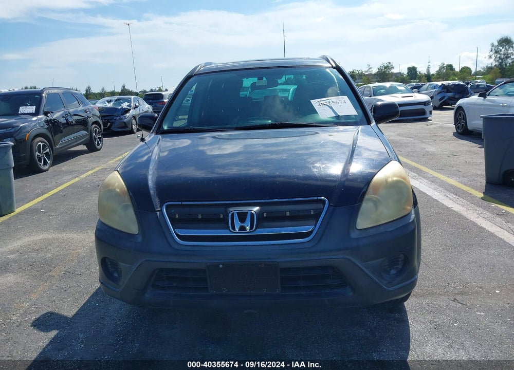 2006 HONDA CR-V EX VIN: SHSRD78856U400766
