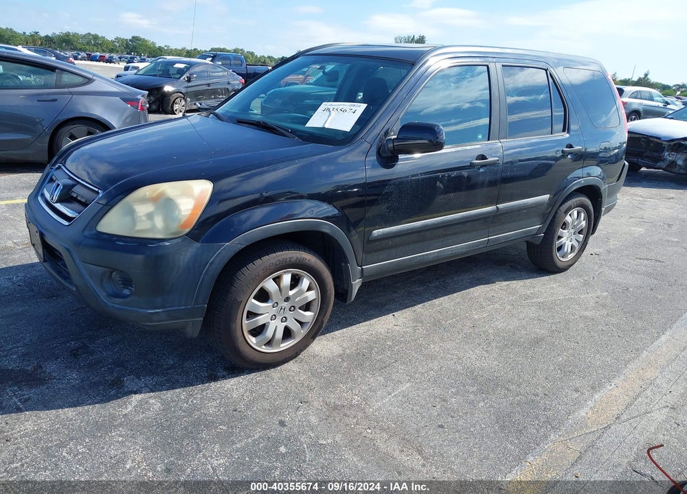 2006 HONDA CR-V EX VIN: SHSRD78856U400766