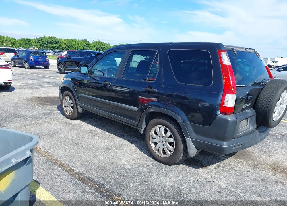 2006 HONDA CR-V EX VIN: SHSRD78856U400766