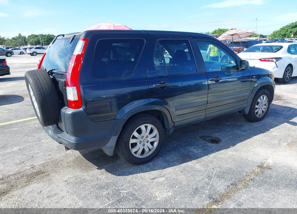2006 HONDA CR-V EX VIN: SHSRD78856U400766