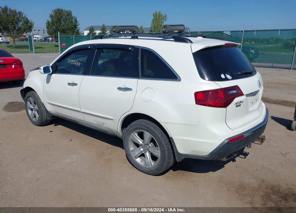 2010 ACURA MDX TECHNOLOGY PACKAGE VIN: 2HNYD2H65AH511710