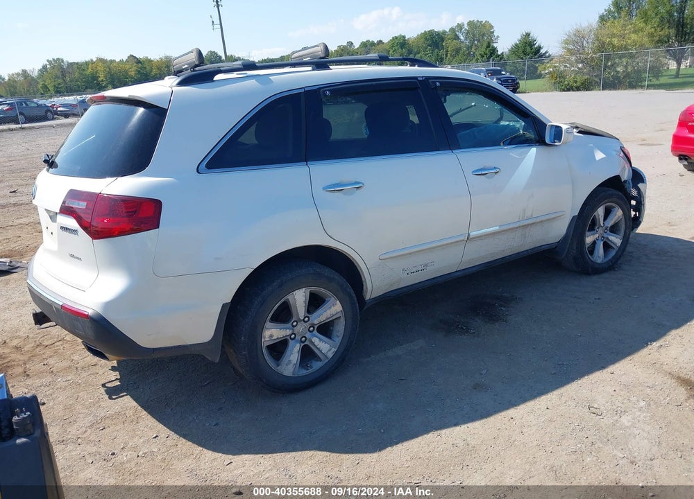 2010 ACURA MDX TECHNOLOGY PACKAGE VIN: 2HNYD2H65AH511710