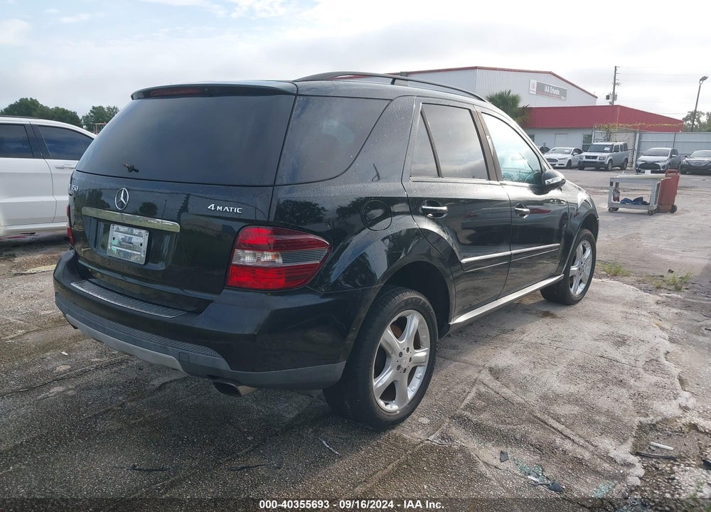 2008 MERCEDES-BENZ ML 350 4MATIC VIN: 4JGBB86E58A396366