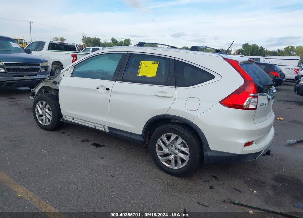 2015 HONDA CR-V EX-L VIN: 5J6RM3H70FL014836