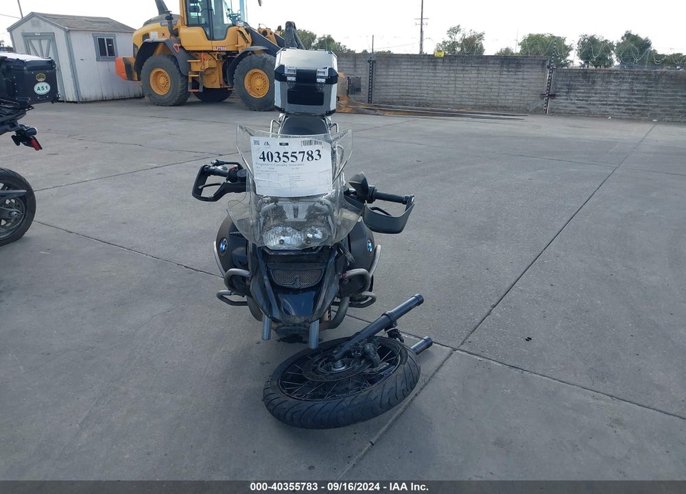 2012 BMW R1200 GS ADVENTURE VIN: WB1048002CZX67381