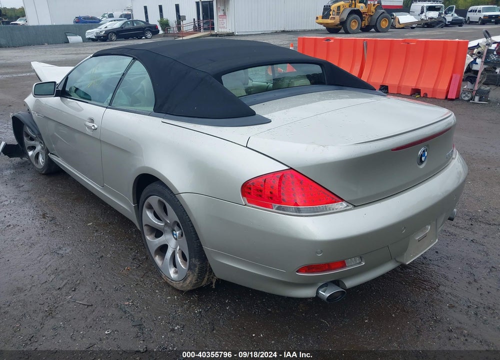 2006 BMW 650I VIN: WBAEK13496CN77859