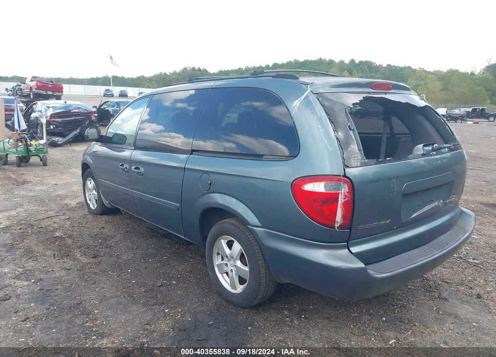 2007 DODGE GRAND CARAVAN SXT VIN: 2D4GP44LX7R119621