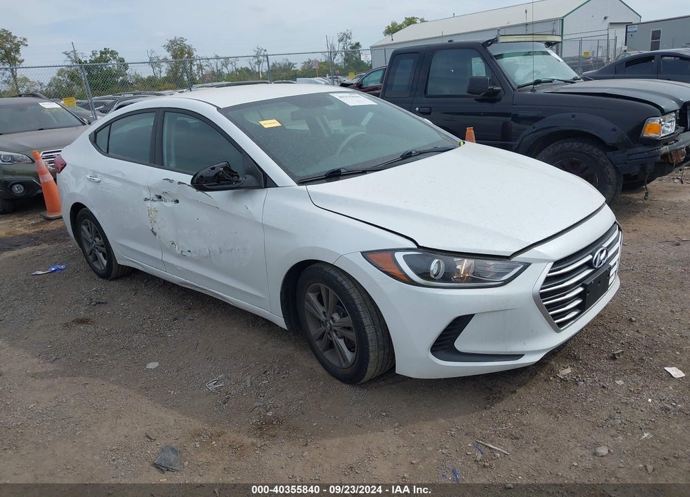 2018 HYUNDAI ELANTRA SEL VIN: 5NPD84LF5JH291777