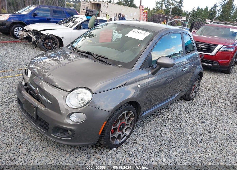 2013 FIAT 500 SPORT VIN: 3C3CFFBR0DT633265