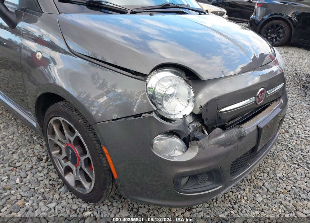 2013 FIAT 500 SPORT VIN: 3C3CFFBR0DT633265