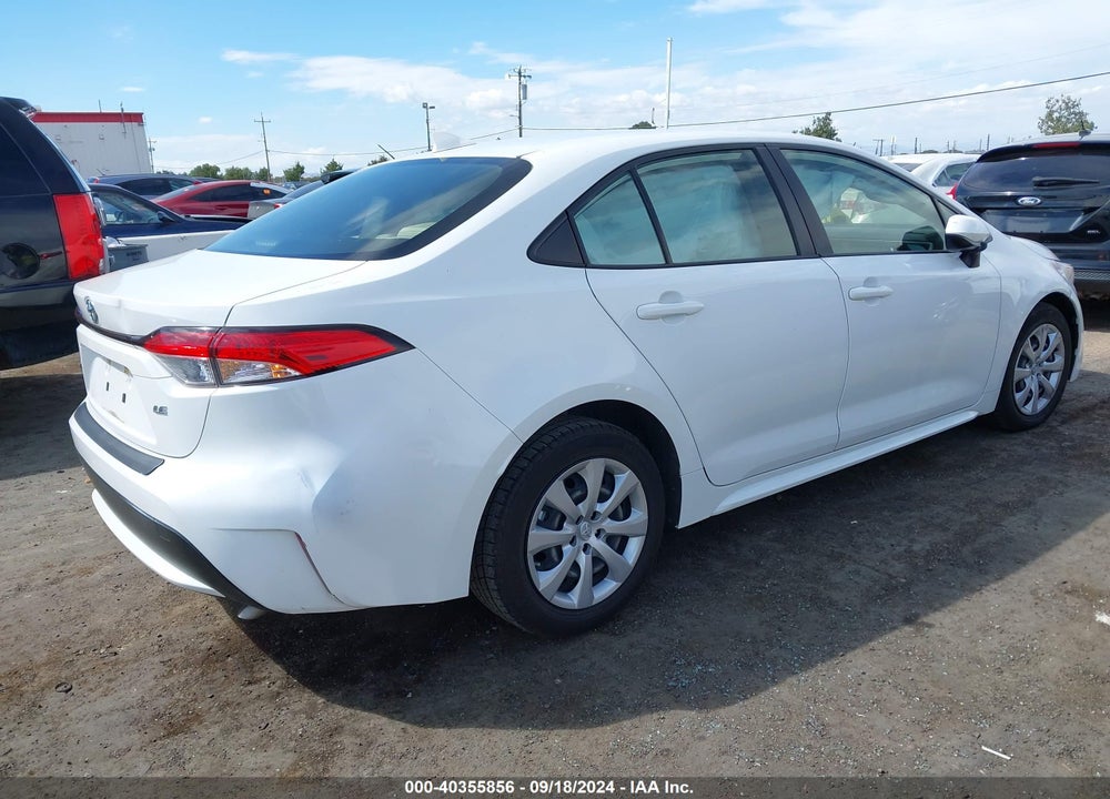 2020 TOYOTA COROLLA LE VIN: JTDEPRAE7LJ038131