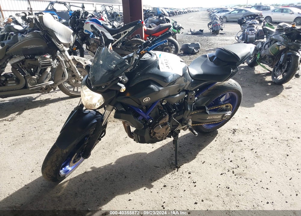 2015 YAMAHA FZ07 VIN: JYARM06E6FA003062