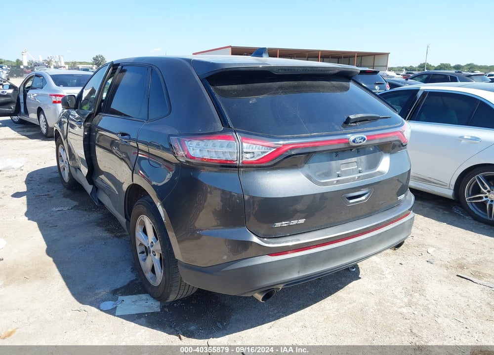 2015 FORD EDGE SE VIN: 2FMTK3G9XFBC27017
