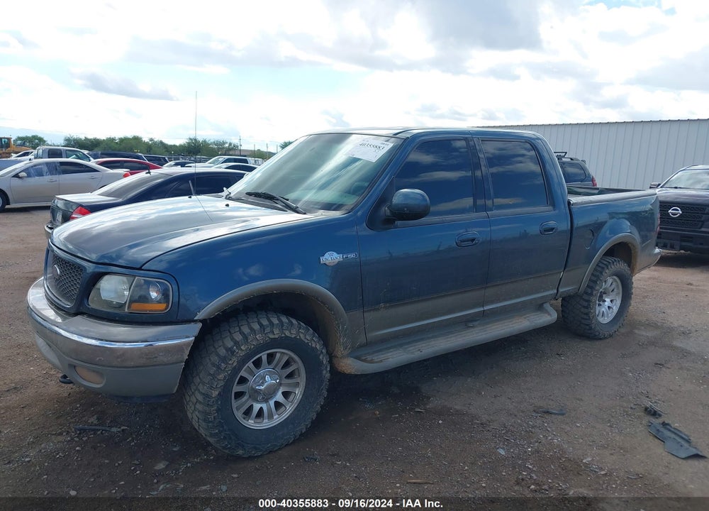 2002 FORD F-150 LARIAT/XLT VIN: 1FTRW08L62KD62555