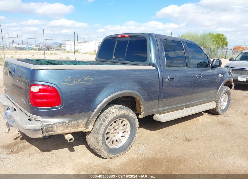 2002 FORD F-150 LARIAT/XLT VIN: 1FTRW08L62KD62555