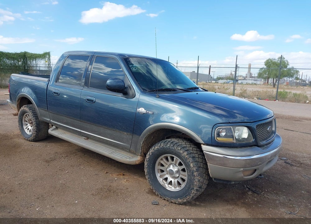 2002 FORD F-150 LARIAT/XLT VIN: 1FTRW08L62KD62555