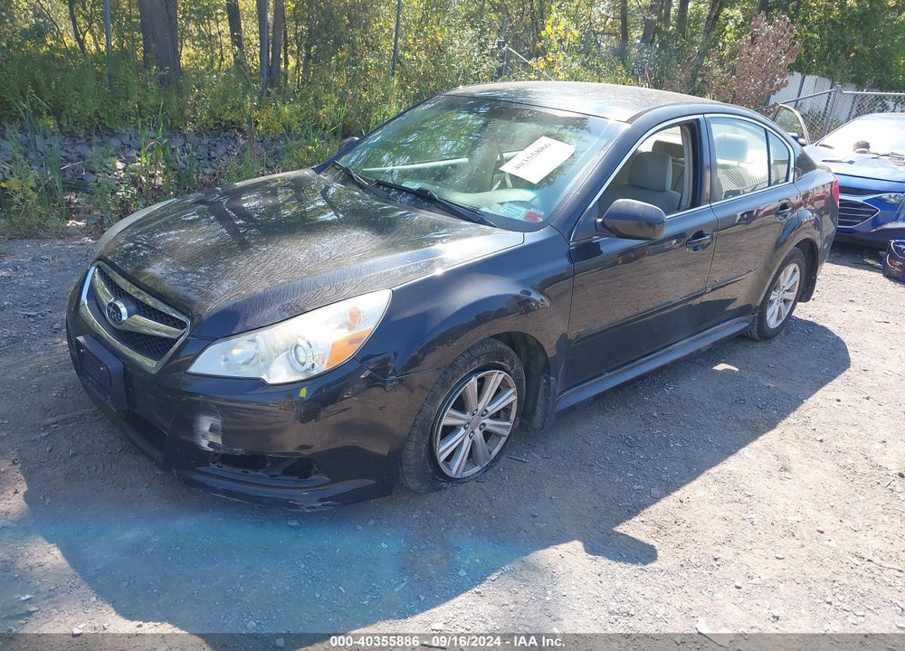 2012 SUBARU LEGACY 2.5I PREMIUM VIN: 4S3BMBC61C3009317