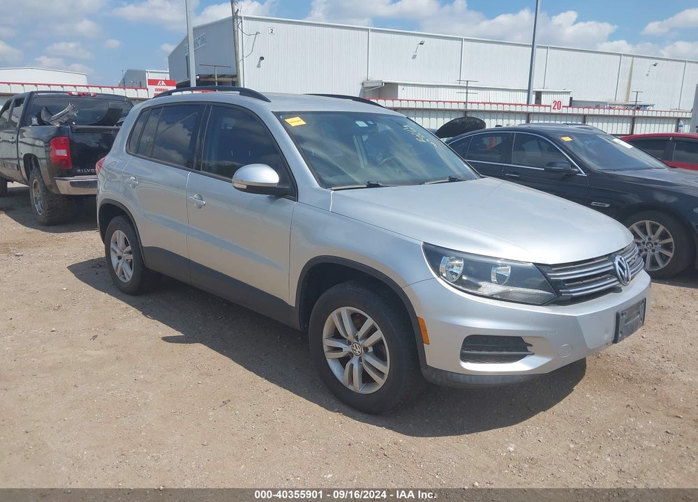 2016 VOLKSWAGEN TIGUAN S VIN: WVGAV7AX9GW596397