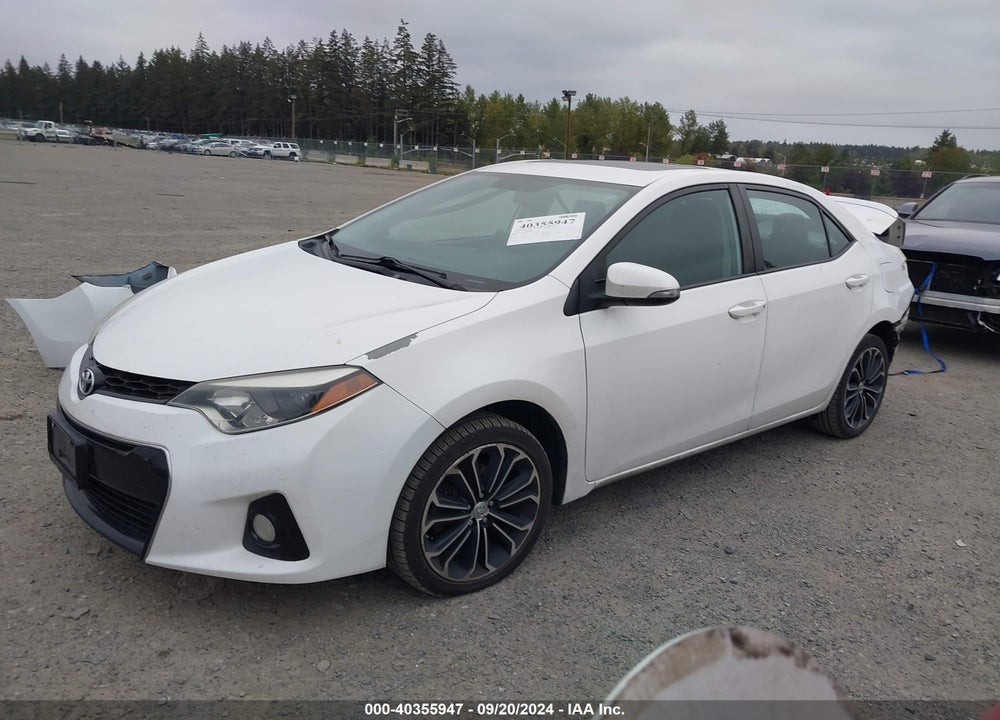 2015 TOYOTA COROLLA S PLUS VIN: 5YFBURHE0FP360689