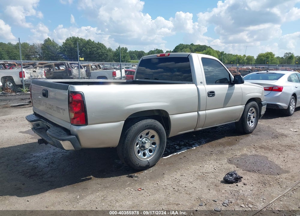 2007 CHEVROLET SILVERADO 1500 CLASSIC LS VIN: 1GCEC14XX7Z193757