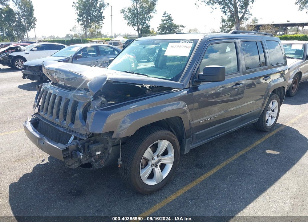 2017 JEEP PATRIOT LATITUDE FWD VIN: 1C4NJPFA1HD209263