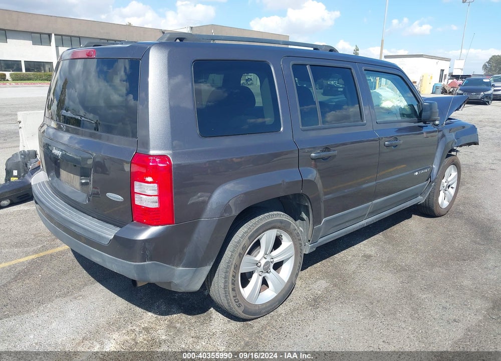 2017 JEEP PATRIOT LATITUDE FWD VIN: 1C4NJPFA1HD209263