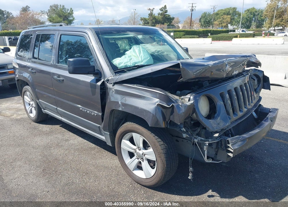 2017 JEEP PATRIOT LATITUDE FWD VIN: 1C4NJPFA1HD209263