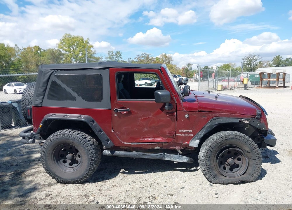 2010 JEEP WRANGLER SPORT VIN: 1J4AA2D1XAL155813
