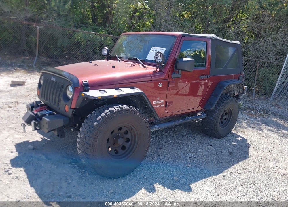 2010 JEEP WRANGLER SPORT VIN: 1J4AA2D1XAL155813