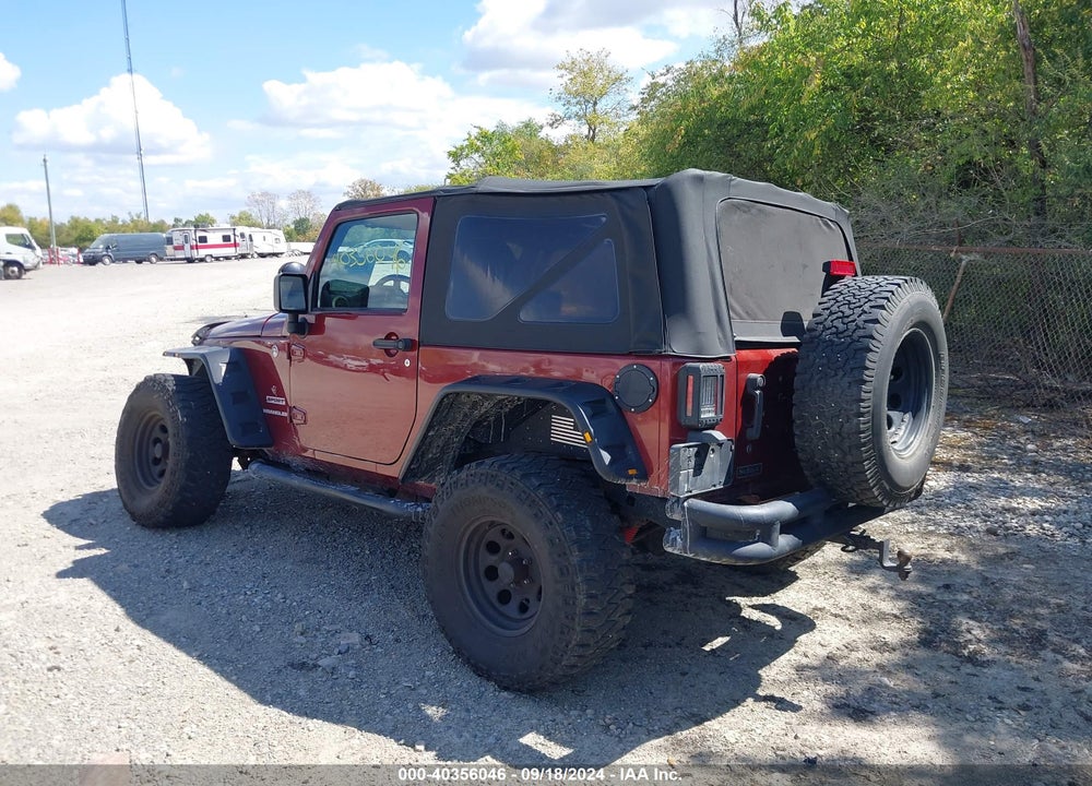 2010 JEEP WRANGLER SPORT VIN: 1J4AA2D1XAL155813