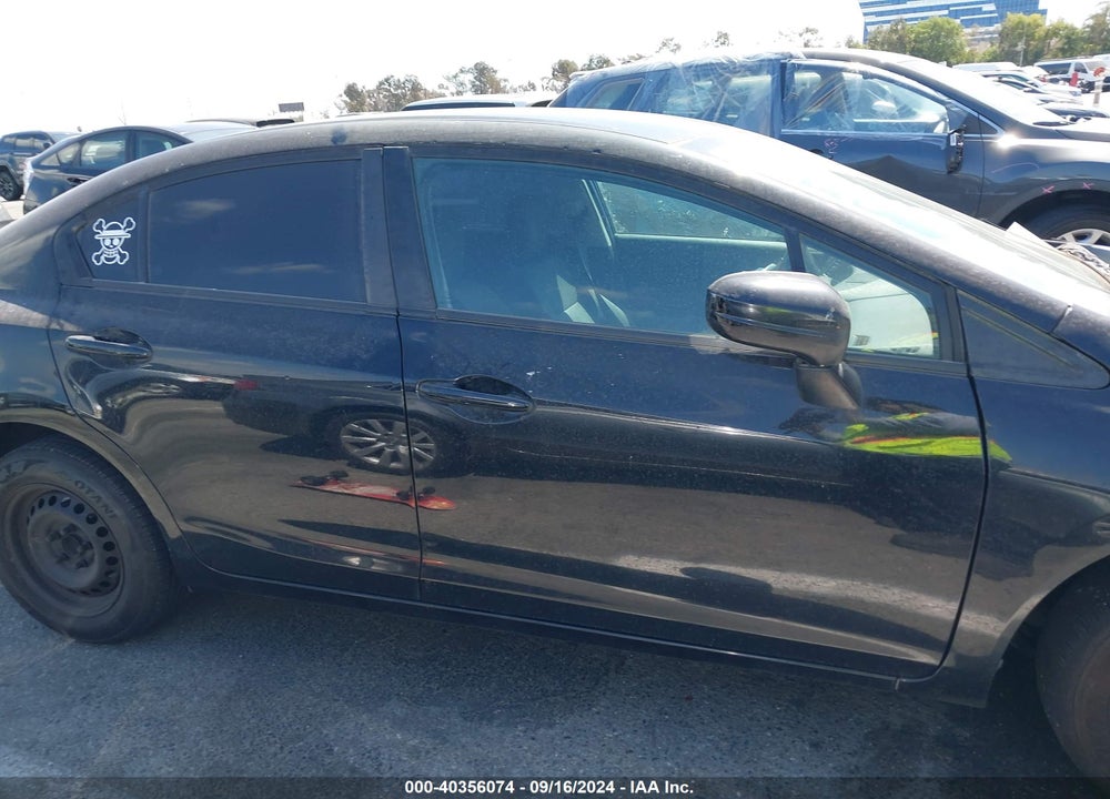 2014 HONDA CIVIC LX VIN: 19XFB2F55EE227458