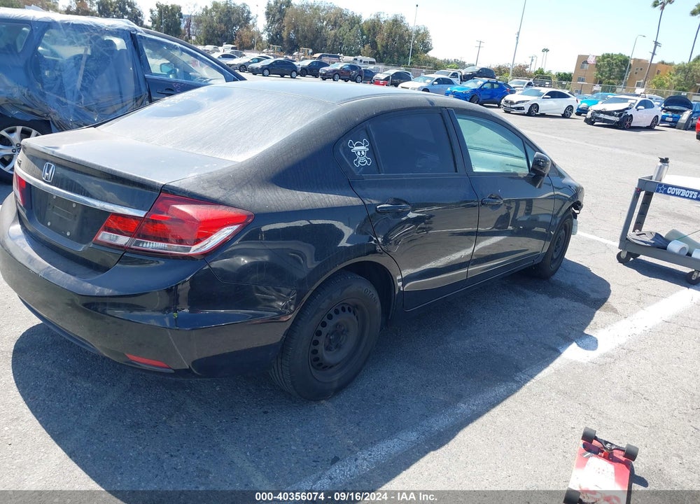 2014 HONDA CIVIC LX VIN: 19XFB2F55EE227458