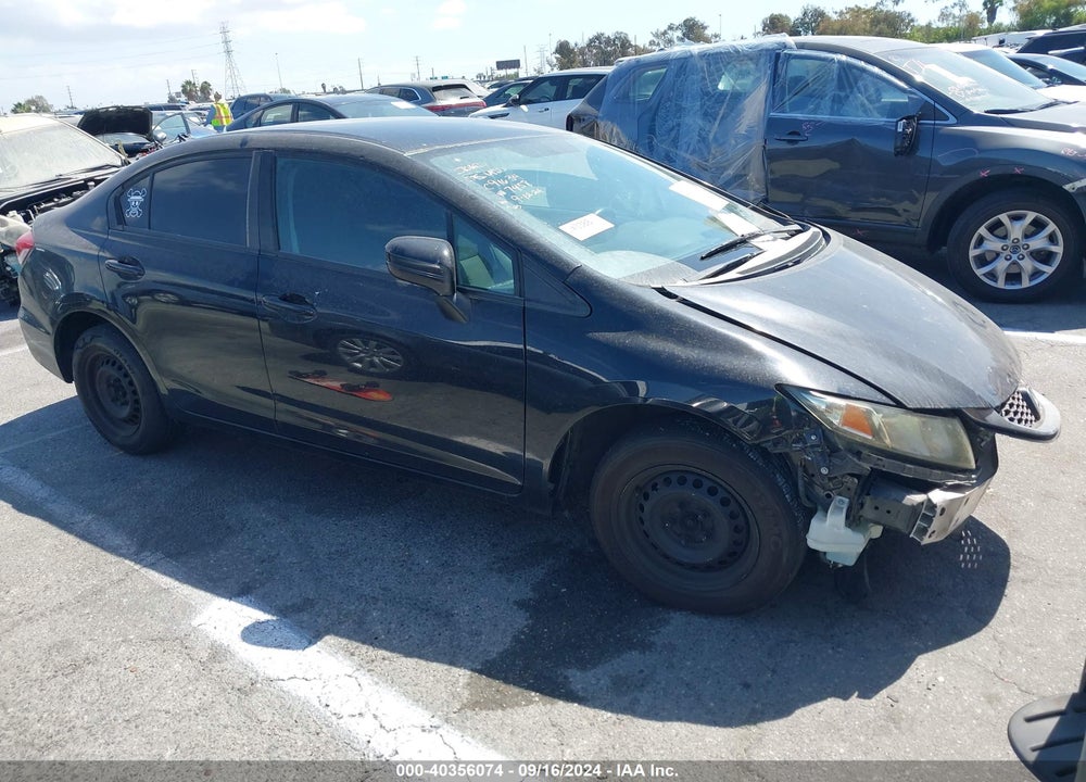 2014 HONDA CIVIC LX VIN: 19XFB2F55EE227458