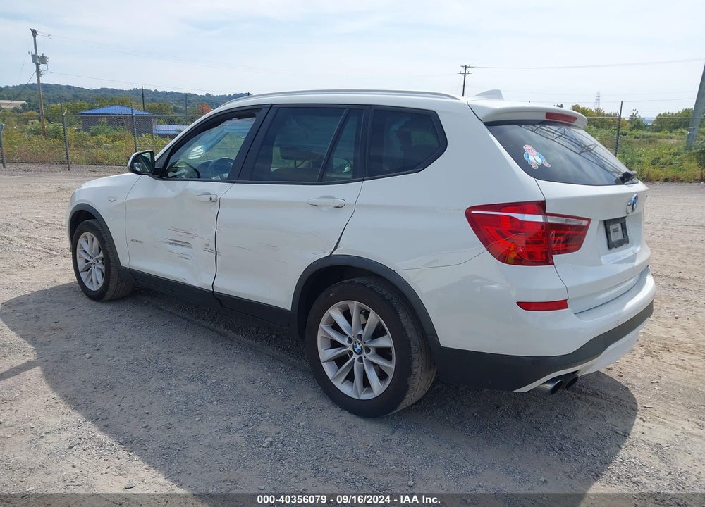 2016 BMW X3 XDRIVE28I VIN: 5UXWX9C51G0D74159