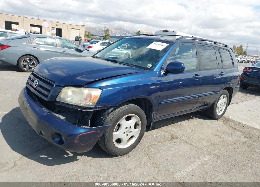 2005 TOYOTA HIGHLANDER LIMITED V6 VIN: JTEDP21A050073677