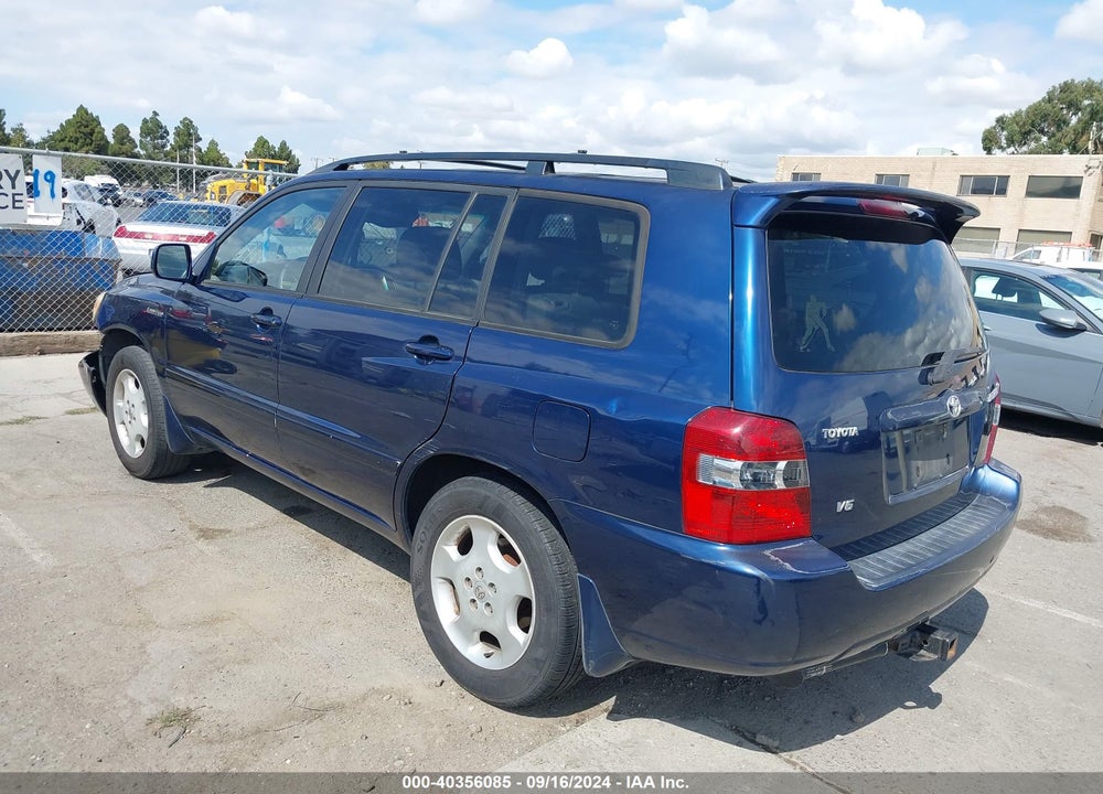 2005 TOYOTA HIGHLANDER LIMITED V6 VIN: JTEDP21A050073677