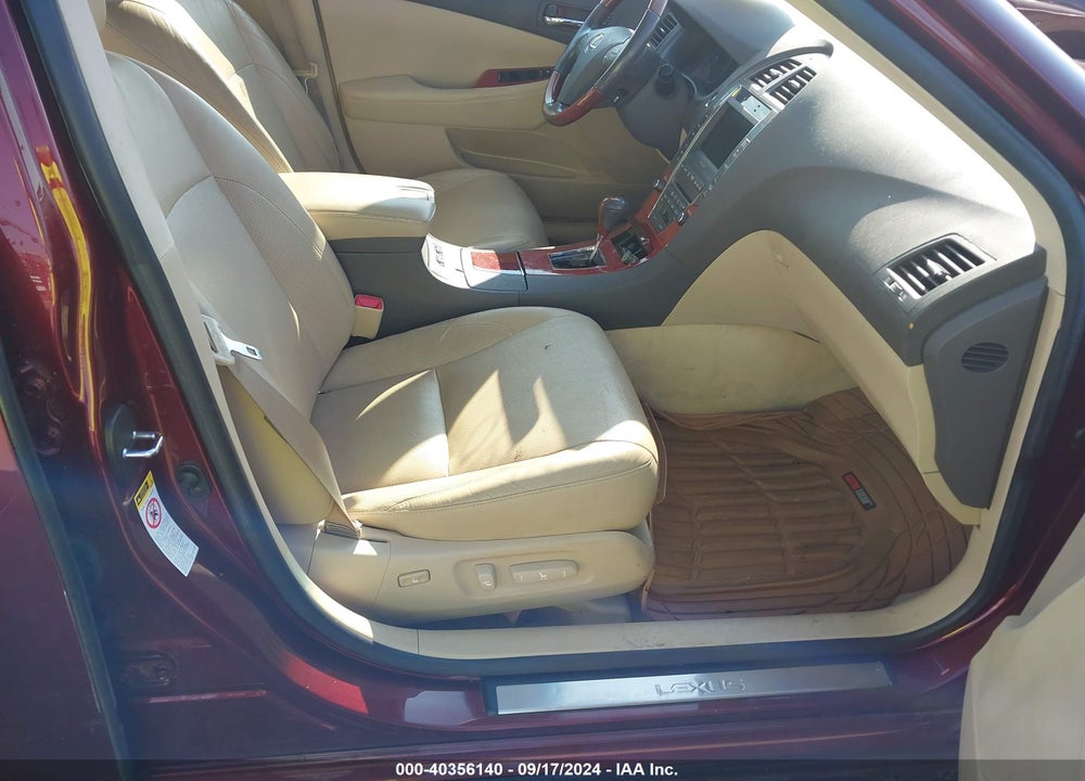 2007 LEXUS ES 350 VIN: JTHBJ46G672051095