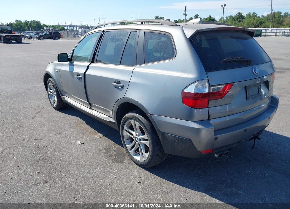2008 BMW X3 3.0SI VIN: WBXPC93458WJ08909
