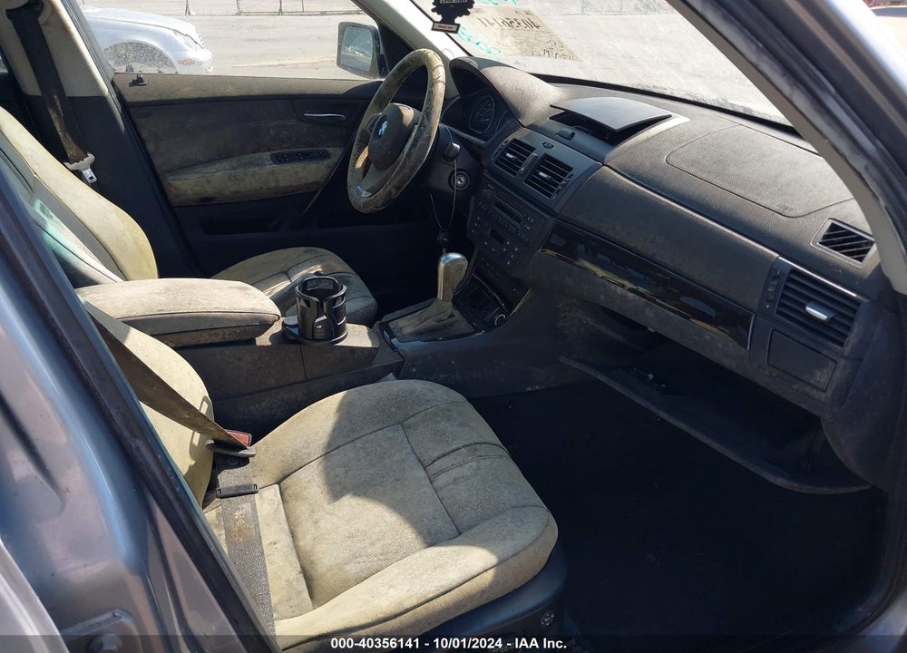 2008 BMW X3 3.0SI VIN: WBXPC93458WJ08909