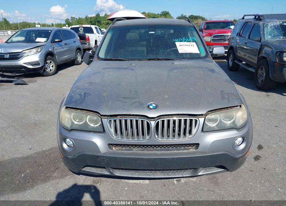 2008 BMW X3 3.0SI VIN: WBXPC93458WJ08909