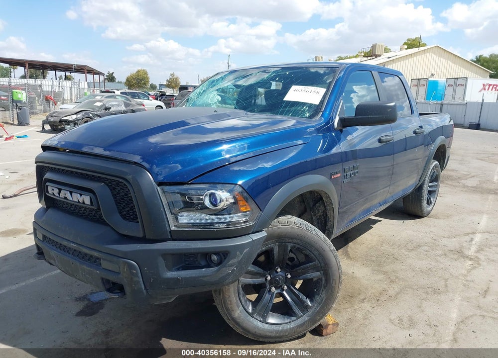 2021 RAM 1500 CLASSIC WARLOCK 4X4 5'7 BOX VIN: 1C6RR7LT7MS510715