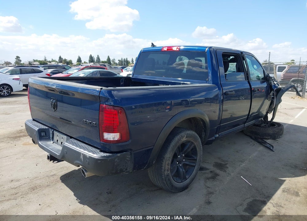 2021 RAM 1500 CLASSIC WARLOCK 4X4 5'7 BOX VIN: 1C6RR7LT7MS510715