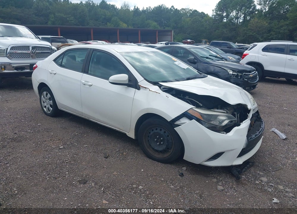 2016 TOYOTA COROLLA LE VIN: 2T1BURHE8GC534915