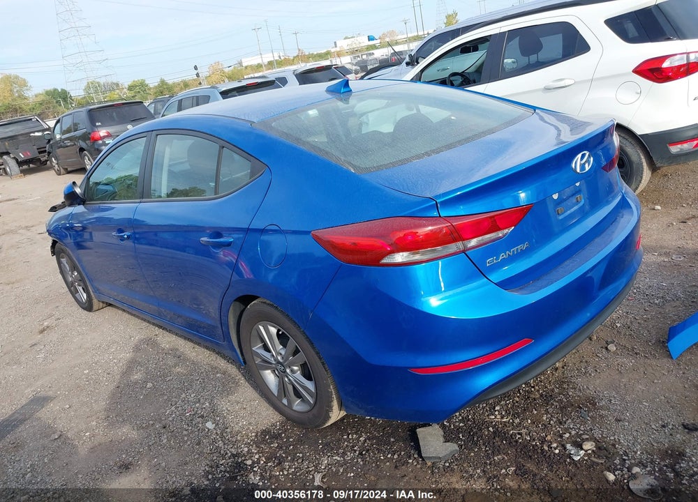 2017 HYUNDAI ELANTRA VALUE EDITION VIN: KMHD84LF6HU371603