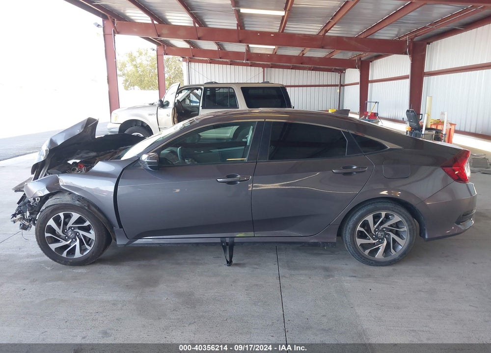 2018 HONDA CIVIC EX VIN: 2HGFC2F76JH537391