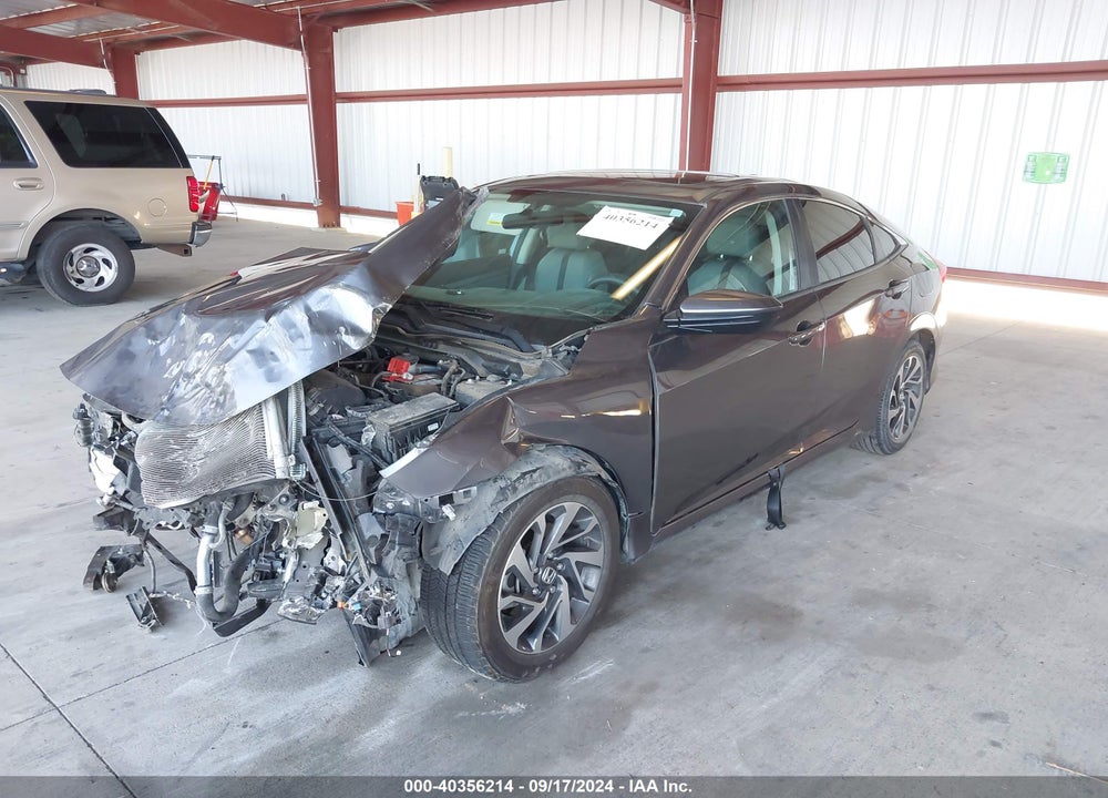 2018 HONDA CIVIC EX VIN: 2HGFC2F76JH537391